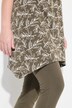 Long T-Shirt, Coupe A-Ligne, Encolure V, Manches Courtes, Coton Bio