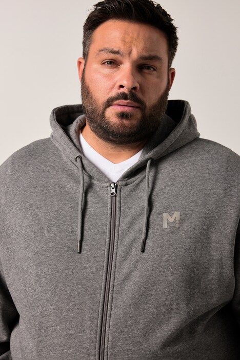 Veste à capuche Men+ en molleton, collection Basic - jusqu'au 8 XL