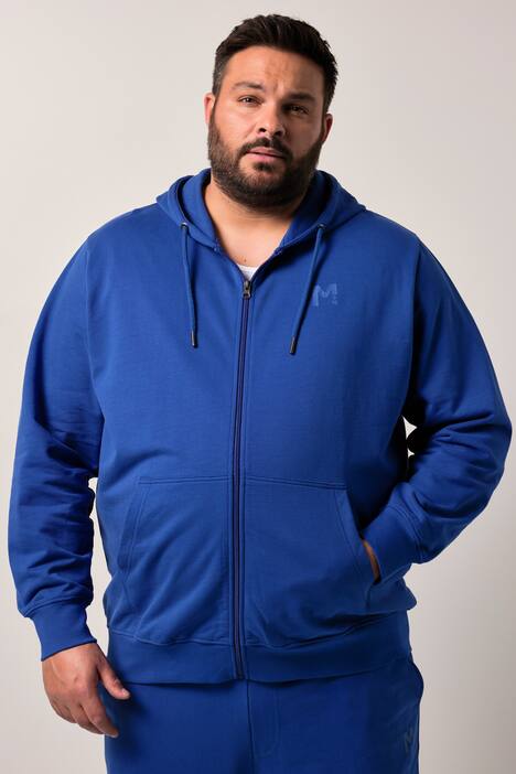 Veste à capuche Men+ en molleton, collection Basic - jusqu'au 8 XL