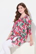 Lang shirt, zoomband, ronde hals, 3/4-mouwen, biologisch katoen