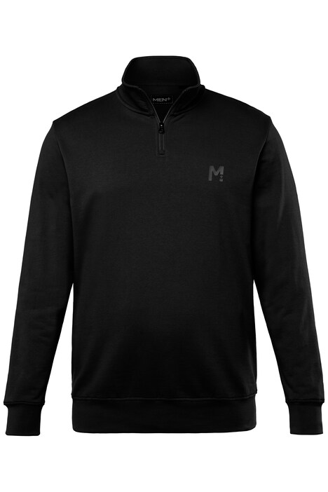 Teplákový troyer Men+, Basic, límec na zip, do 8XL