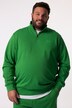 Men+ sweat-trøje, Basic, lynlåskrave, op til str. 8XL