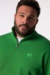 Men+ sweat-trøje, Basic, lynlåskrave, op til str. 8XL