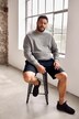 Men+ genser, basic, rund hals, opptil 8 XL