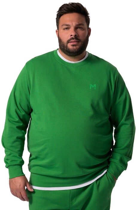 Mikina Men+, Basic, kulatý výstřih, do 8XL