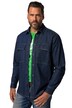 Džínová košile JP1880, kolekce Denim, dlouhé rukávy, Kent límeček, Modern střih, do 8XL