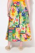 Rok, patchprint, comfortabele tailleband, zakken