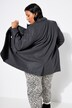 Blazer, diseño holgado, doble capa, solapa
