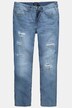 Men+ jeans, magepassform, regular fit, 5 lommer, ødelagt-detaljer, opptil str. 72