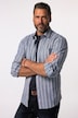 Chemise à rayures JP 1880, manches longues et col Kent, coupe Modern Fit - jusqu'au 8 XL