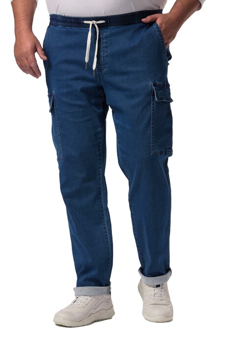 Cargo džíny Men+, břišní střih, Regular, 5 kapes, do 8XL