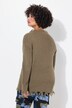 Trui, oversized, franjes, lange mouwen