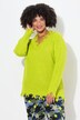 Trui, oversized, franjes, lange mouwen