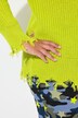 Trui, oversized, franjes, lange mouwen