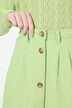 Jupe longue chino, coupe évasée, patte de boutonnage et poches