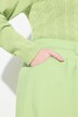 Jupe longue chino, coupe évasée, patte de boutonnage et poches