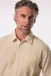 Boston Park skjorte i hørmix, lange ærmer, striber, Kent-krave, Comfort Fit, op til str. 8 XL