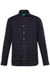 Kostkovaná flanelová košile Boston Park, dlouhé rukávy, Kent límeček, Comfort střih, do 8XL