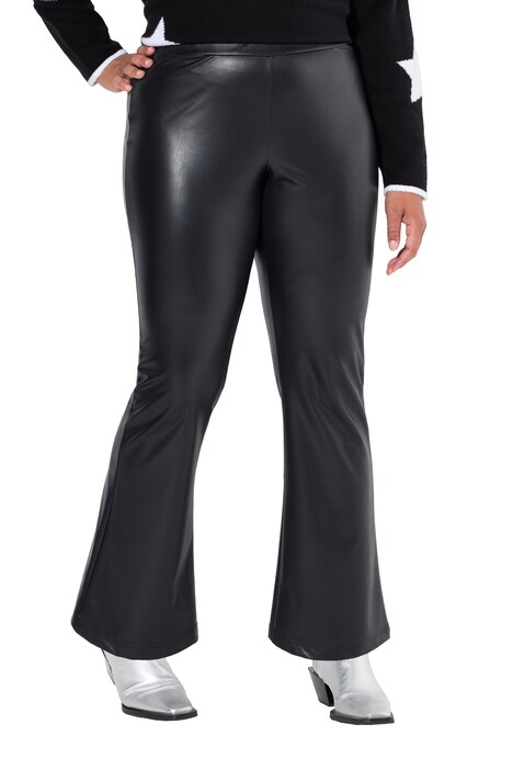 Legíny, kožený vzhled, Skinny střih