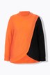 Sweater with color block knit