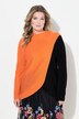 Sweater with color block knit