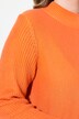 Sweater with color block knit