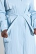 Trenchcoat, metallic effect, A-lijn, overhemdkraag, riem