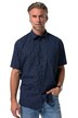 Košile Boston Park, krátké rukávy, Kent límeček, plošný potisk, Comfort střih, do 8XL
