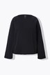 Sweatshirt, rolranden, ronde hals, lange mouwen