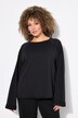 Sweatshirt, rolranden, ronde hals, lange mouwen