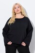 Sweatshirt, rolranden, ronde hals, lange mouwen
