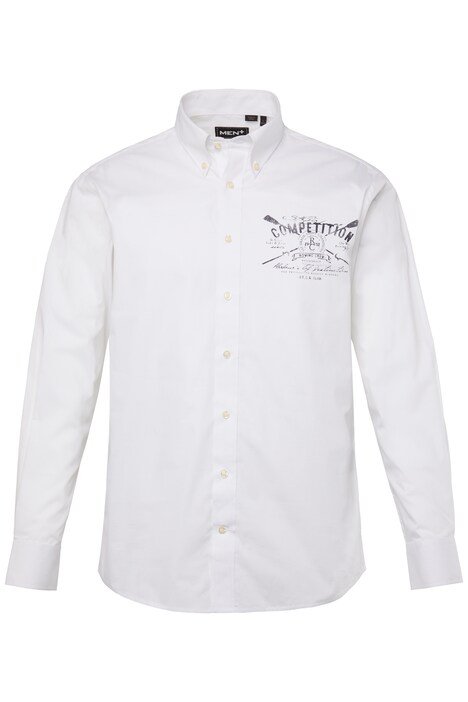 Košile Men+, dlouhé rukávy, Kent límeček, Comfort střih, do 8XL