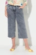 Culotte-jeans, vide ben, 5 lommer, Moon Wash