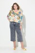 Culotte-jeans, vide ben, 5 lommer, Moon Wash