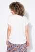 T-shirt oversize à manches courtes, col rond et message imprimé