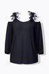 Blouse, Classic Fit, schouder cut-out met kant