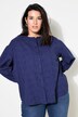 Bluse, oversized, struktur-kvalitet, ballong-langermer