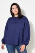 Bluse, oversized, struktur-kvalitet, ballong-langermer