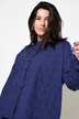 Bluse, oversized, struktur-kvalitet, ballong-langermer