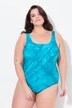 Maillot de bain sans bonnets souples, rayures en biais