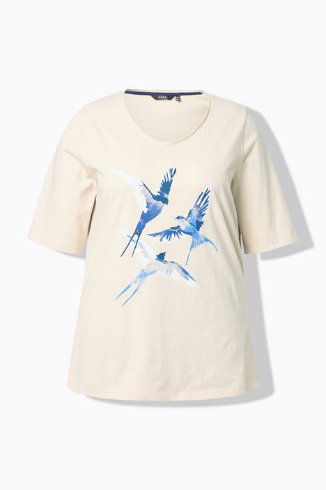 T-Shirt, Schwalben, Classic, V-Ausschnitt, Halbarm
