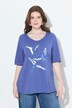 T-Shirt, Schwalben, Classic, V-Ausschnitt, Halbarm