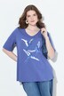 T-Shirt, Schwalben, Classic, V-Ausschnitt, Halbarm
