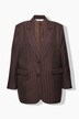 Blazer, oversize, mil rayas, brillo