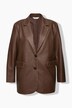 Blazer, oversize-form, skinnlook, bruktstil