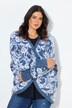 Cardigan coupe Egg-Shape, sans fermeture, manches longues chauve-souris