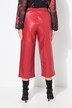 Culottes with wide legs in leather look