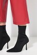 Culottes with wide legs in leather look