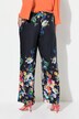 Broek, wijde pijpen, gebloemde print