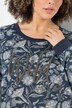 Sweatshirt, perlebroderi, rund hals, lange ermer